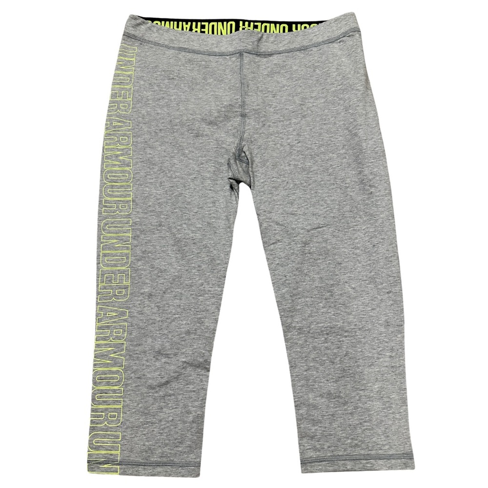 EUC Under Armour Women’s Light Grey Capri Leggings Size Large? - Picture 6 of 7
